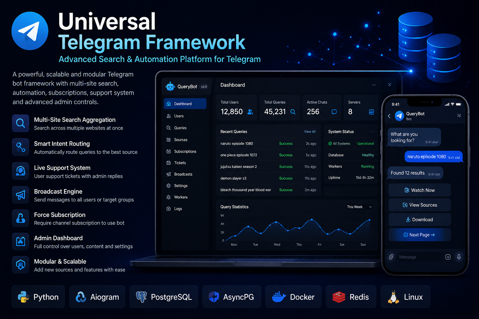 Universal Telegram Framework